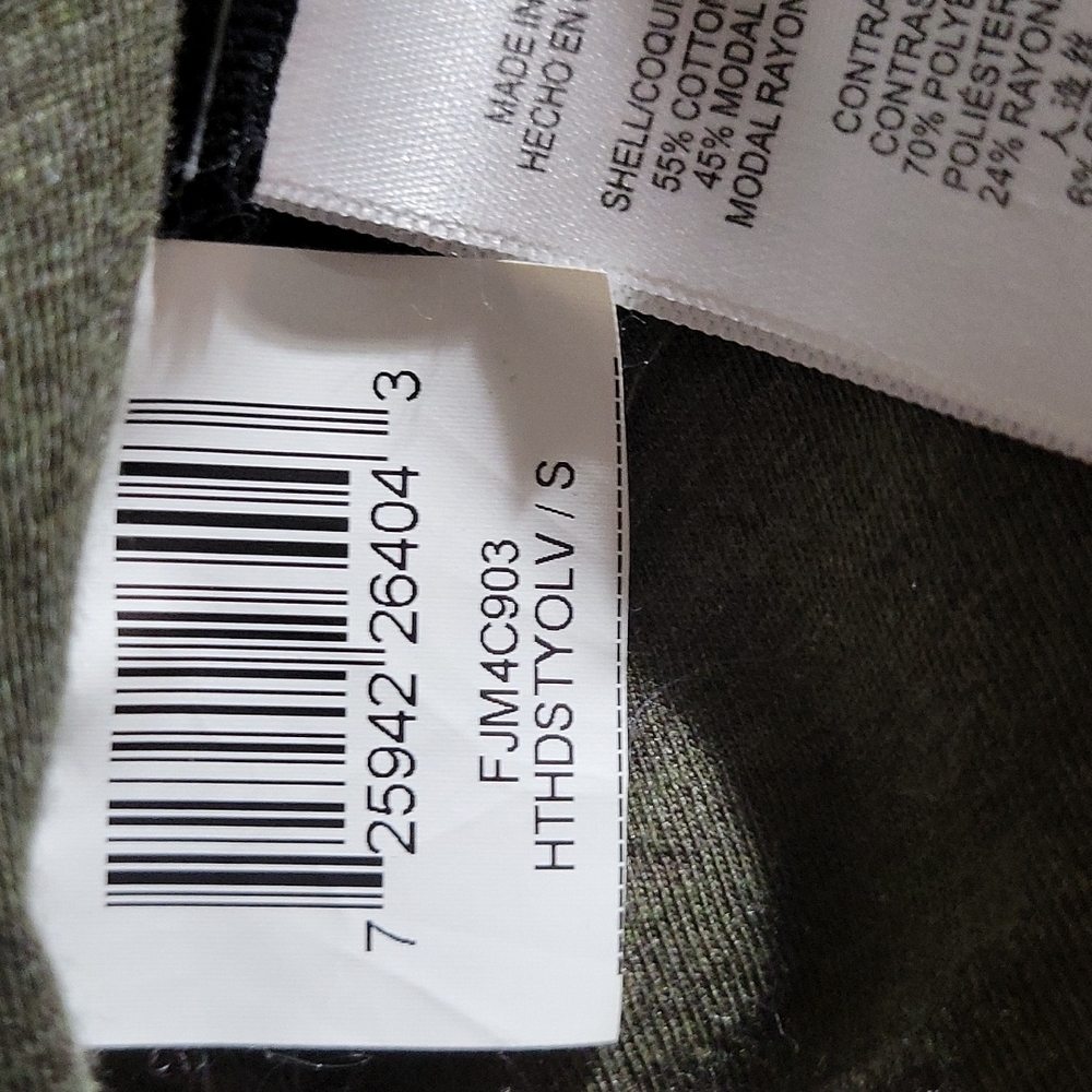 NWT BCBG Maxazria Crop Army Olive Green Moto Jacket Quilted Sructured Shoulders - Picture 6 of 10